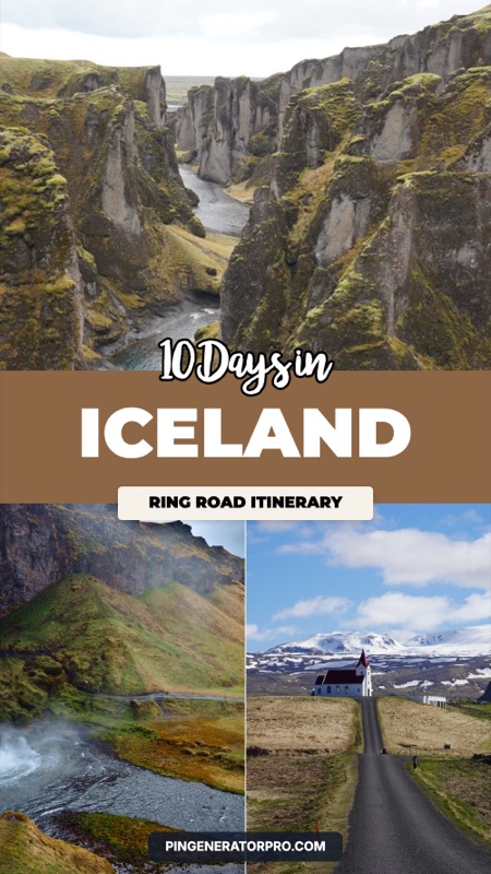 Iceland Travel Guide Pin